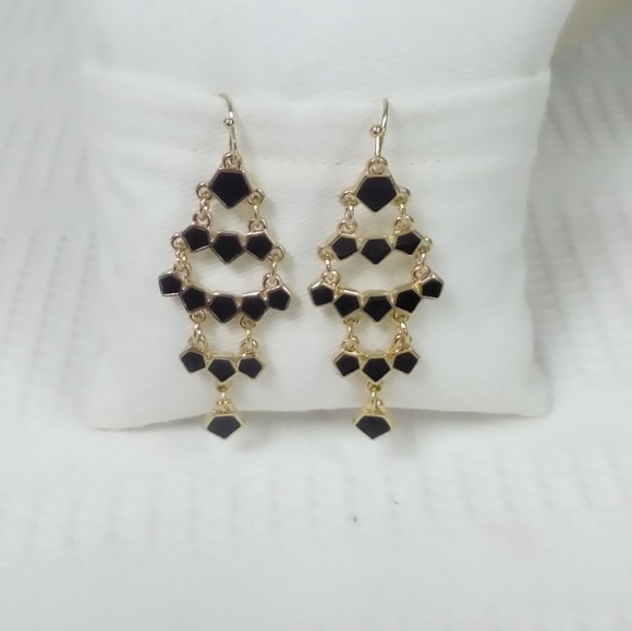 Jewelry - NWT Black Dangle Earrings Jewelry - NWT Black Dangle Earrings